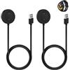 Ksywydu 2 Pezzi Cavo di Ricarica USB Compatibile con Xiaomi Mi Watch/Watch S1 Active, Cavo Caricatore Magnetico di Ricambio 100 cm per Smartwatch, Caricabatterie Portatile Rapido e Sicuro per Ricarica