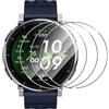 FDHYFGDY 3 pezzi Pellicola Protettiva per Amazfit Active 3/3 Premium/Amazfit Balance 3, Vetro Temperato HD [Resistente ai Graffi + Copertura Completa], Pellicola Bolla
