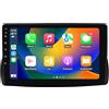 hizpo Autoradio Android 14 da 9 pollici per Citroen C2 C3 2002 2003 2004 2005 2006, supporto Wireless Carplay/Android Car, comandi al volante, WiFi/4G, AM/FM 4 Core 2 GB e 64 GB