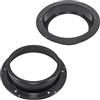 tomzz Audio 2857-011 Anelli per altoparlanti staffe adattatore compatibile con VW Golf 5 Tiguan Touran Skoda Yeti Octavia porta anteriore per 165 millimetri DIN altoparlanti