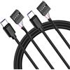 MEIRIYFA Cavo adattatore USB 2.0, 9 pin, 10 pin a USB C, USB 2.0, 10 pin, scheda madre da presa seriale a USB 3.1 tipo C, 24 AWG, cavo convertitore (50 cm, 2 PCS)