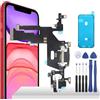YHX-OU Nero Connettore Dock per iPhone 11 2019 Dock Connector Port Charger Microfono Audio Jack Flex Cavo + Strumento di Installazione