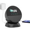 PlusAcc Supporto per Spot e Smartphone - Supporto da scrivania con porte di ricarica USB-C e USB-A, Supporto da tavolo compatibile con Spot/iPhone/Samsung (Nero)