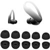 Adhiper 5 paia di tappi di ricambio per Beats Powerbeats Pro 2 / Solo Buds/Fit Pro/Studio Buds/Studio Buds+, tappi per le orecchie in silicone adatti per custodia di ricarica (XL/L/M/S/XS, diamante