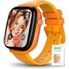 EIOTCLUB, Smartwatch per Bambini 4G, Scheda SIM Integrata, Chiamate Video HD e GPS+LBS+Wi-Fi, Funzione SOS e Zone Sicure, Modalità Classe e Controlli APP, Impermeabile IP68, Smartwatch per Bambini e