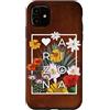 Family Heritage Gifts Custodia per iPhone 11 Fiori di Arizona Word Art - Arizonan Pride