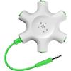 Belkin Cavo Doppiatore per Cuffie con 5 Prese da 3.5 mm Compatibile con iPhone 11, 11 Pro/Pro Max, XS/XS Max, XR/X, SE, Samsung Galaxy S10/S10+/S10e, Bianco