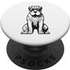Shar Pei Lover Gifts Divertente cane Shar-Pei con occhiali da sole PopSockets PopGrip Adesivo