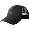 Calvin Klein Uomo Cappellino Monologo Woven Patch Trucker con Mesh, Nero (Black), Taglia Unica