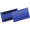 Durable 174207 Buste con Bande Magnetiche, 150 x 67 mm, Confezione da 50 Pezzi, Blu