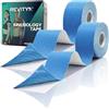 REVITY Tape Kinesiologico, 2 Rotoli 5cm x 5m, Blu, Dispositivo Medico CE | Nastro Kinesiologico Elastico per lo Sport e la Fisioterapia, Tape Resistente all'Acqua, Latex-free, Durevole, Traspirante