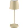 APS 17030 MERLE MINI Lampada da tavolo wireless USB-C, temperatura del colore e luminosità regolabili, protezione dagli spruzzi d'acqua IP 54, con docking station e telecomando, colore