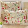 PETTI Artigiani Italiani - Coppia di Federe Cuscino 70x40 cm in Microfibra, Cuscini Arredo Camera da Letto, Divano, Salotto, Set 2 Fodere Copricuscino, Federa Spring Tortora, 100% Made in Italy