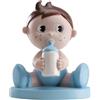 dekora - Figura Decorativa, Decorazioni torta battesimo, Realizzata in Resina, Decorazione per Torte, Altezza 10 cm Cake topper battesimo dal Design Dettagliato, Addobbi Adatto al Contatto Alimentare