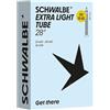 Schwalbe Camera d'aria SV15-EL EXTRA Light 23/28-622/630 IB Black 60 mm