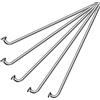 cyclingcolors 5 raggi bicicletta diametro 14 g 2 mm acciaio cromato senza dado diritto ciclo MTB strada città ruota cerchio 292 mm