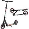 Leogreen Monopattino Adulti Pieghevole, 205mm PU ruote, pieghevole e regolabile in altezza, fino a 100 kg, stabile scooter in alluminio con cavalletto, scooter per adolescenti e adulti