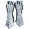 NEOARY Guanti antichi medievali Nazgul Fantasy SCA Armatura Guanti Ferro Con Spedizione Exp, Argento, M, Argento, M