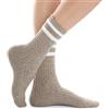MERITEX Calze Donna Corte Termiche con Risvolto - 6 Paia Morbide e Calde, Soffici e Confortevoli, Polsino Alto a Costa, Traspiranti e Resistenti