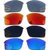 Acefrog 4 paia di lenti polarizzate di ricambio per occhiali da sole Oakley Bottle Rocket OO9164, perfettamente compatibili, infrangibili, antigraffio, confezione risparmio, multicolore, Taglia unica