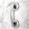 YIDELAI-Facile installazione di maniglie adesive per armadi, maniglie adesive e maniglie con ventose - per porte in vetro, scorrevoli e armadietti (L-silver)