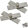 Zerniple Cerniera a perno per porta, in acciaio inox, 100 mm, 2 pezzi