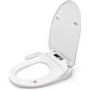 Nashi - Coperchio WC intelligente con bidet elettrico | Sedile riscaldabile | Acqua calda | Asciugatura ad aria | Apertura automatica | Schermo LCD (Forma a V)