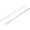 PATIKIL 9 Guide Scorrevoli per Cassetti, 4pz Guide Scorrimento Plastica Montate Lateralmente per Armadietto/Cassetto/Comodino/Tavolo/Armadio con Scanalatura 19/32 (15mm), Bianco