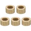 PATIKIL Distanziatori in Ottone M5, 5pz Distanziatori Metallici in Ottone 5mm ID x 8mm OD x 4mm L Distanziatori a Vite Ottone per Viti 1/5 Pollice o M5
