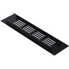TopHomer Griglia di ventilazione rettangolare, 200 mm x 50 mm, in lega di alluminio, copertura di ventilazione da parete per cucina, zoccolo, armadio