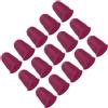 PATIKIL Ditale in Silicone per Dita, 15Pz Protezione per Dita in Silicone Proteggi Dita Mano Coperture Pad Guardia per Ufficio Conteggio Cucito, Rosso Rosa Taglia Xl