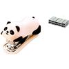 Siganorpy Mini pinzatrice portatile con panda, set da 1000 graffette n. 10, per ufficio, scuola, casa o viaggio
