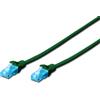 Digitus DK-1512-005/G cavo di rete Verde 0,5 m Cat5e DK-1512-005/G