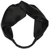 LSHARON 100% Seta di Gelso Fascia Elastica per Capelli da Donna Accessori per Capelli Turbante Fascia per la Testa Torsione (Nero)