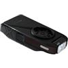 Moon - MX Fanale anteriore da manubrio ricaricabile con supporto GPS compatibile Garmin/Wahoo/Bryton, USB tipo C, 20-400 lumen