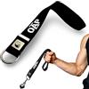 One Arm Power OAP Premium Armwrestling Judoband - Fascia da allenamento per presa, avambraccio e mano, 100% Made in Germany, adatta a carrucola, loading pin, bande elastiche - Per home gym, palestra (Rosso) (Nero)