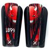 XO PROTECT YOUR TALENT Parastinchi Da Calcio Giovani Adulti ad alta resistenza agli urti Made in Italy Protezione Completa. Comprese fasce di sostegno. Modello Rossoneri