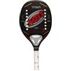 Max Beach Tennis MBT TITAN, Racchetta Beach Tennis Carbonio 3K - Superficie ruvida - Eva High Power - Leggera e Bilanciata - Profilo 20 mm - Custodia inclusa
