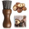 MOLIMOLI Spazzola per Funghi e Spazzola Verdure, Coltello con Pennello, Funghi, Patate, da Cucina (finferli), setole Naturali, Resistente al Calore