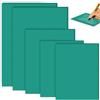 BAIFULAI 5 fogli di linoleum in gomma morbida, 2A4 + A5 + 2A6, piastra in linoleum in gomma morbida, pannelli di taglio linoleico verde, set per timbri, fai da te e progetti di stampa