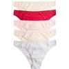 Marks & Spencer Mutande brasiliane sgambate Invisibili in Cotone Misto Modal - Confezione da 5 da Donna Nero