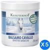 Krauterhof Balsamo Cavallo Blu Effetto Ghiaccio Set Risparmio 5 x 250 ml