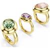 SWAROVSKI SET DI 3 ANELLI GEMA, MISURA 55-60, 5753094