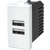 MAPAM doppia presa USB tipo A (5V-2A-265V) compatibile MATIX - 521B