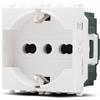 MAPAM presa schuko UNEL 3.0 (16A-250V) compatibile VIMAR PLANA - GEM-F614BI