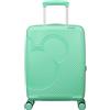American Tourister Mickey Magic - Valigia a mano 55 x 40 x 20/23 cm - Trolley da cabina rigido per Ryanair, easyJet e la maggior parte delle compagnie aeree, 37/44 L, Verde (Mickey Jelly Mint)