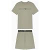 EMPORIO ARMANI T-Shirt+Shirt MEGALOGO Uomo Pyjama Nero L