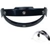 Zillary Attacco Base Ribaltabile, Adattatore Visiera, Visiera Accessori per Casco, Adattatore Nero per Motociclette, Casco Moto Obiettivo Telaio di Fissaggio, Per Caschi 3/4 e Caschi a Mezza Calotta