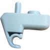 Car Passion Gancio Supporto Fissaggio Aletta Parasole Pantina Originale Destro Sinistro 1pz (per Lancia Ypsilon 2003-2011)