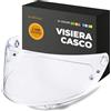 Everalo Visiera Compatibile con Hjc RPHA 1 - RPHA 1 V2 CARBON - HJ35 (Trasparente)